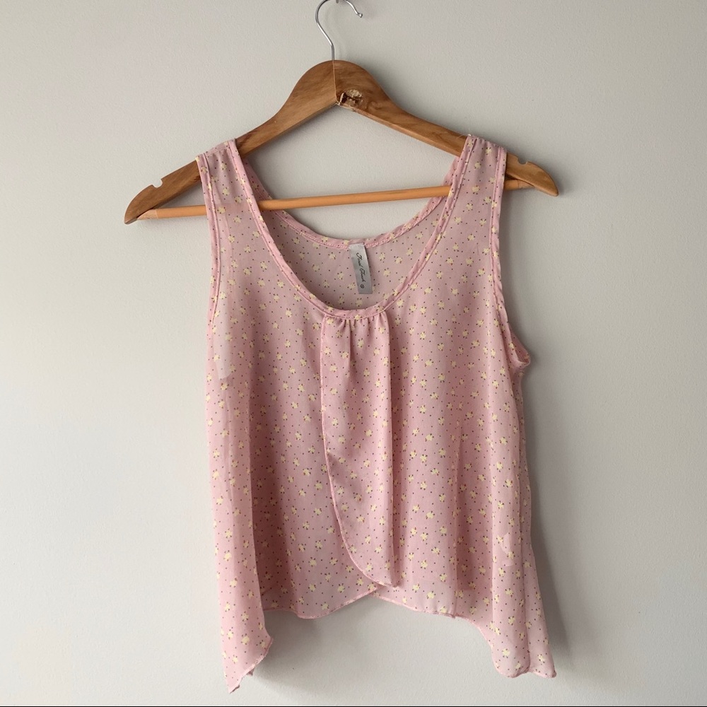 Party chick sheer crop top